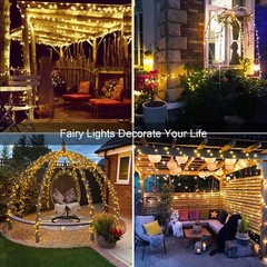 100-500 LED Solar Power String Fairy Lights Garden Outdoor Party Christmas Lamp