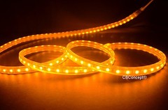 UL Listed,6.6 Feet,YELLOW,Dimmable,Super Bright 1800 Lumen 120V Flat LED Strip