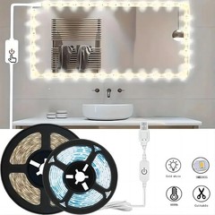 5V 16ft SMD 5050 Super Bright Cool White 300 LED Flexible Light Strip 6000K