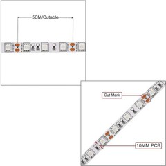 120 LED Strip Lights 174’12VDC 2835 SMD Waterproof Home Decor 3000K Warm Whit