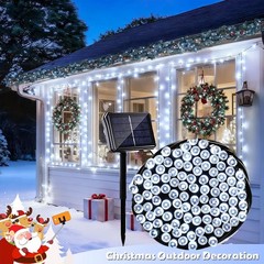 Solar String Lights Outdoor Waterproof Fairy Party Christmas Lamp Garden Decor