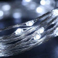 A2Z Cool White LED Lights with Remote String 20m/60m Outdoor Indoor Christmas