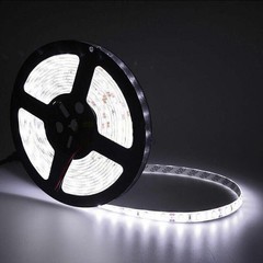 16FT Super Bright Cool White 6000K 5630 SMD 300 LED Strip Lights Flexible DC 12V