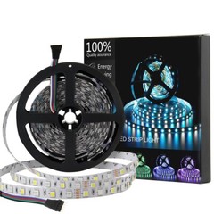 5M 5050 RGBW Cool White LED Strip Light Kit Non-Waterproof for Indoor Decoration