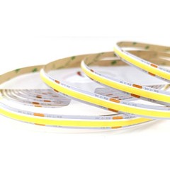 12V 24V COB CCT 2700K-6500K LED Strip 5M 600Leds/m Dimmable Flexible Tape Light