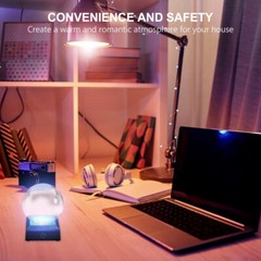 Colorful Led Light Base Display Stand With Usb For 3D Crystal And Glass Art