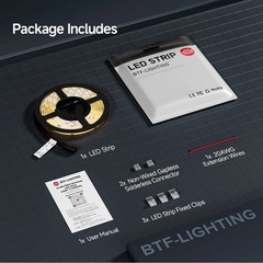 FCOB LED Strip Light 336/480/528 LEDs 12V 24V High Density Dimmable CRI 90