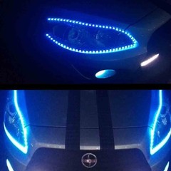 Blue 5PCS 12V 12″ 15SMD Flexible LED Strip Light Waterproof For Car Truck Boat