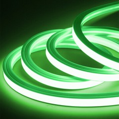 USA 24V Flexible Silicone COB LED Light Strip Waterproof for Home Floor Outdoor