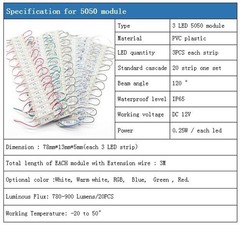 Red 10ft-200ft 5050 5054 SMD LED Module Light Storefront Window Letter Sign Lamp