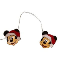 Kurt Adler Indoor Battery Operated 20-Light LED Mickey Mouse Light Set, 9ft