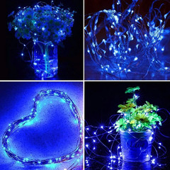 2-10m 20/50/100 LED Battery Micro Rice Wire Copper Fairy String Lights Party