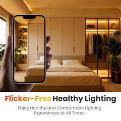 110V COB Neon LED Strip Lights Dimmer Flexible Light Indoor Outdoor Waterproof