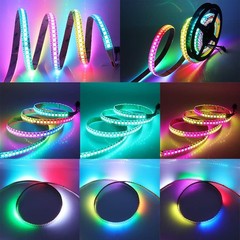 1-5M 5V WS2812B 5050 RGB LED Strip Light 144 150 300 Leds Individual Addressable