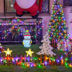 100 LED Globe Christmas String Lights 33Ft, 8 Mode with Remote