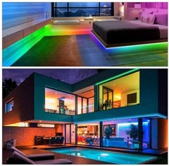 32.8FT Flexible Strip Fairy Light RGB 600LED SMD Waterproof Remote Room TV Party