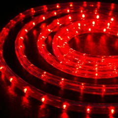 10/25/50/100/150FT Red Thick LED Rope Lighting Accent Indoor Outdoor Xmas Tree