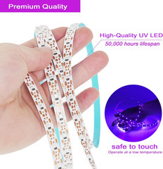USB Black Light Strip, 6.6Ft UV LED Lights for Party, Room, Decorations