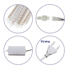 50CM LED Fairy Lights Meteor Shower Rain T8 Tube Christmas Snowfall Tree Outdoor