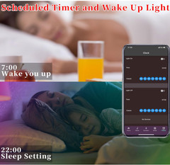 Tira LED RGB25FT con control remoto y app, brillo ajustable para decoración