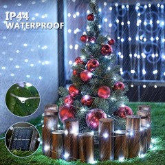 100-300 LED Solar Fairy String Light Copper Wire Outdoor Waterproof Garden Decor