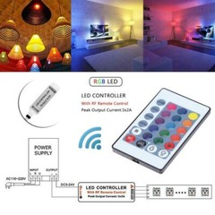 16.4Ft LED Strip Lights, Smart Light IR Remote Control, RGB LED 1 ROLL