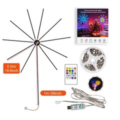 RGB Firework LED Strip Lights, Music Sync with APP Remote Control, USB Powered