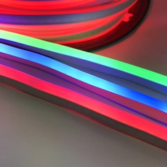 12V 24V 220V Double-side RGB LED Neon Rope Strip Waterproof Commercial DIY Light