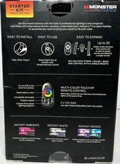 MONSTER Illuminessence LED STRIP LIGHT KIT with Remote Control NEW IN BOX!