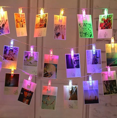 1.5m/3m 20 LED Photo Clip String Lights Fairy Garland for Photos & Decorations