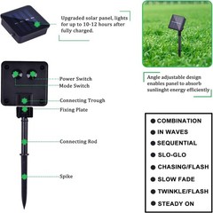 🔥Solar String Lights LED Waterproof Copper Wire Xmas Garden Party Decor Outdoor