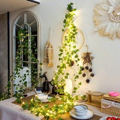 33ft 100 LED Vine with Fairy Lights with Remote, Fake Vines String Lights Batter