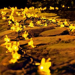 LED Solar String Lights Outdoor Garden Yard Decor Lamp Waterproof Fairy Light
