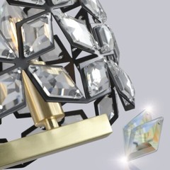 Modern Champagne Gold Oval Crystal ceiling chandelier Luxury Home Decor Light