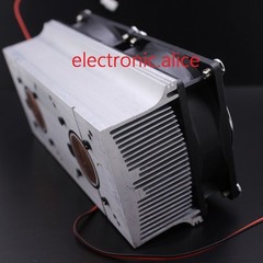 1X60 degree DC12V Led Heatsink Fan + 44mm Glass Lens for 50W 100W High Power Led