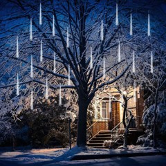 Meteor Shower Rain Lights 50cm 240LED Falling String Light Hanukkah Garden Decor