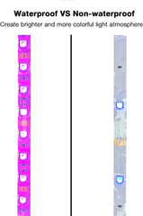 Waterproof Led Lights for Bedroom, 32.8Ft (2 Rolls of 16.4Ft) Led Strip Lights,