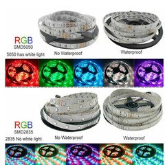 Wholesale LED Strip Lights 3528 5050 5M/10M/15M/20M RGB SMD 12V Roll Waterproof