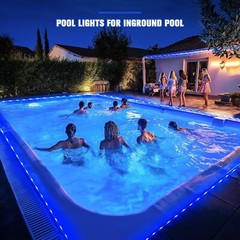 39FT 100 LED Waterproof Solar Rope Tube Lights String Light Outdoor Garden Lamp