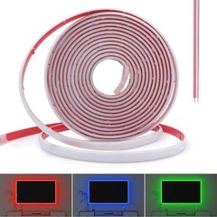 12V/24V COB LED Strip 320LEDs/m IP68 Waterproof Underwater Flexible Light w/Tape
