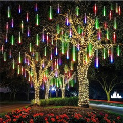 288 LED Solar Lights Meteor Shower Rain Tree String Light Garden Party Outdoor