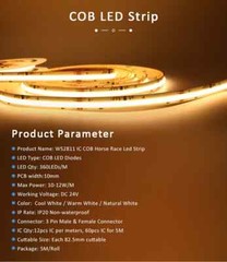 COB Running Water Flowing LED Strip Lights WS2811 24V Horse Race Sequential LED