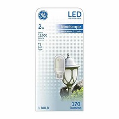GE 2W LED T5 20 watt equivalent, warm white, landscape light LED (pack of 4)