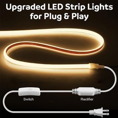110V COB LED Neon Strip Lights Waterproof Outdoor For Home Garden Lighting
