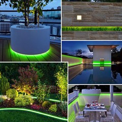 110V 150ft Waterproof COB LED Strip Light Building Holiday Party Decor 480leds/m