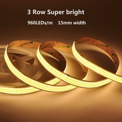 Ultra Bright COB LED Strip Light Flexible 24V LED Tape 1600LEDs/M 960LEDs/M