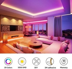 LED Light Strip 3528 RGB USB Waterproof SMD Flexible DIY for Room Cars Bar