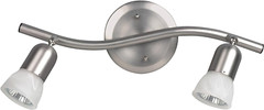 CANARM LTD. IT356A02BPT10 James 2 Bulb Track Light, 2 Brushed Pewter