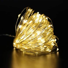 20/50/100 Battery Operated Copper Wire LED Fairy String Lights Christmas Wedding