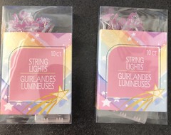 Lot 2 boxes Pink Ponies Operated LED Indoor Kids Bedroom String Lights